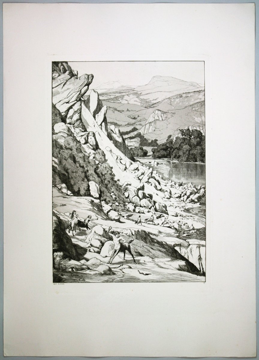 Max Klinger, Bergsturz