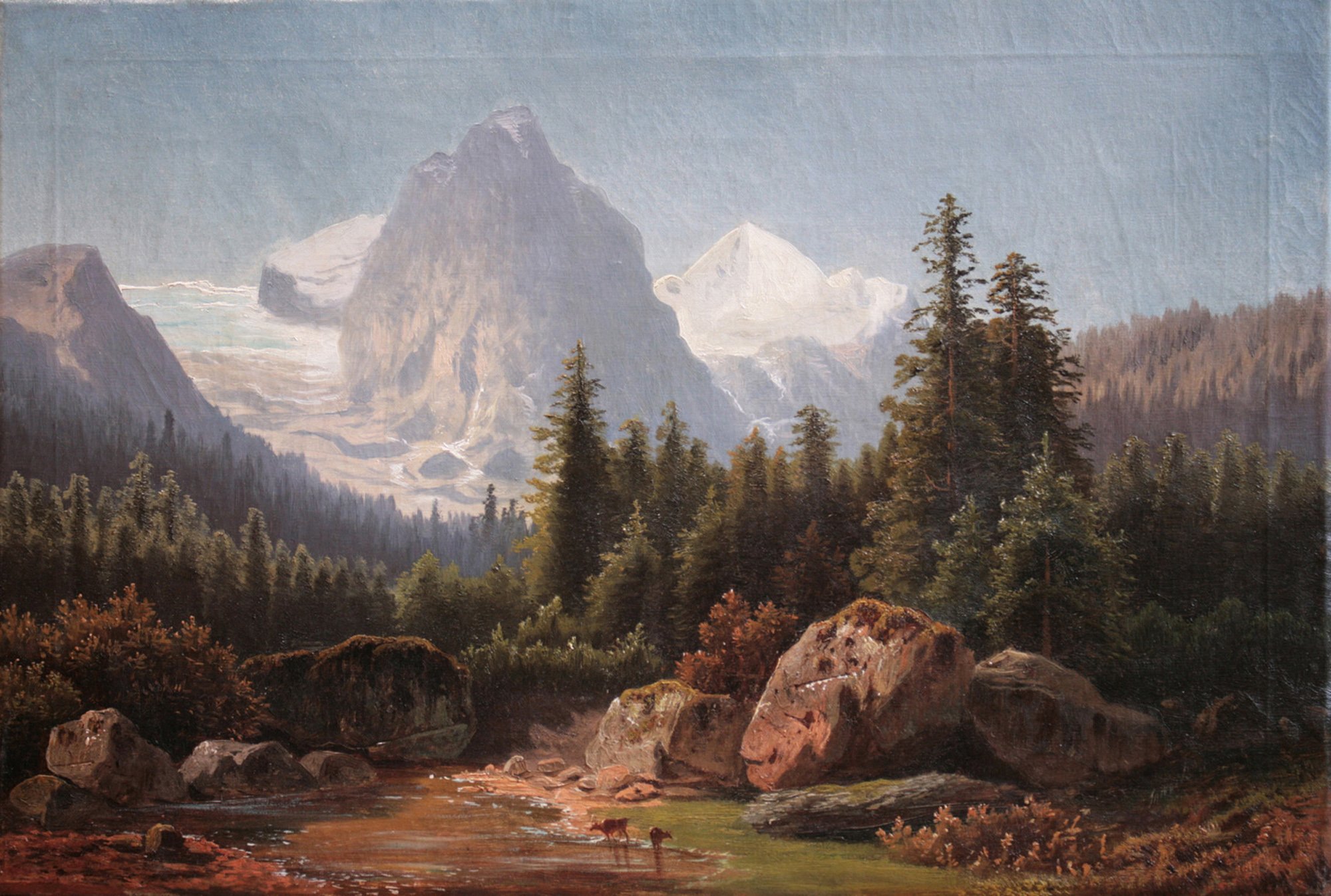 Alpenlandschaft mit Matterhorn