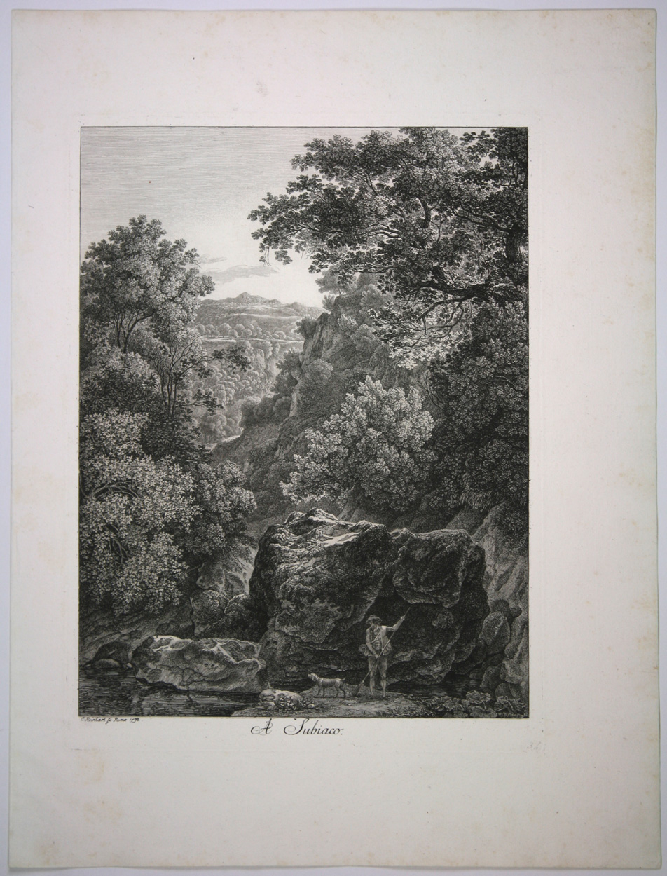 Johann Christian Reinhart, A Subiaco