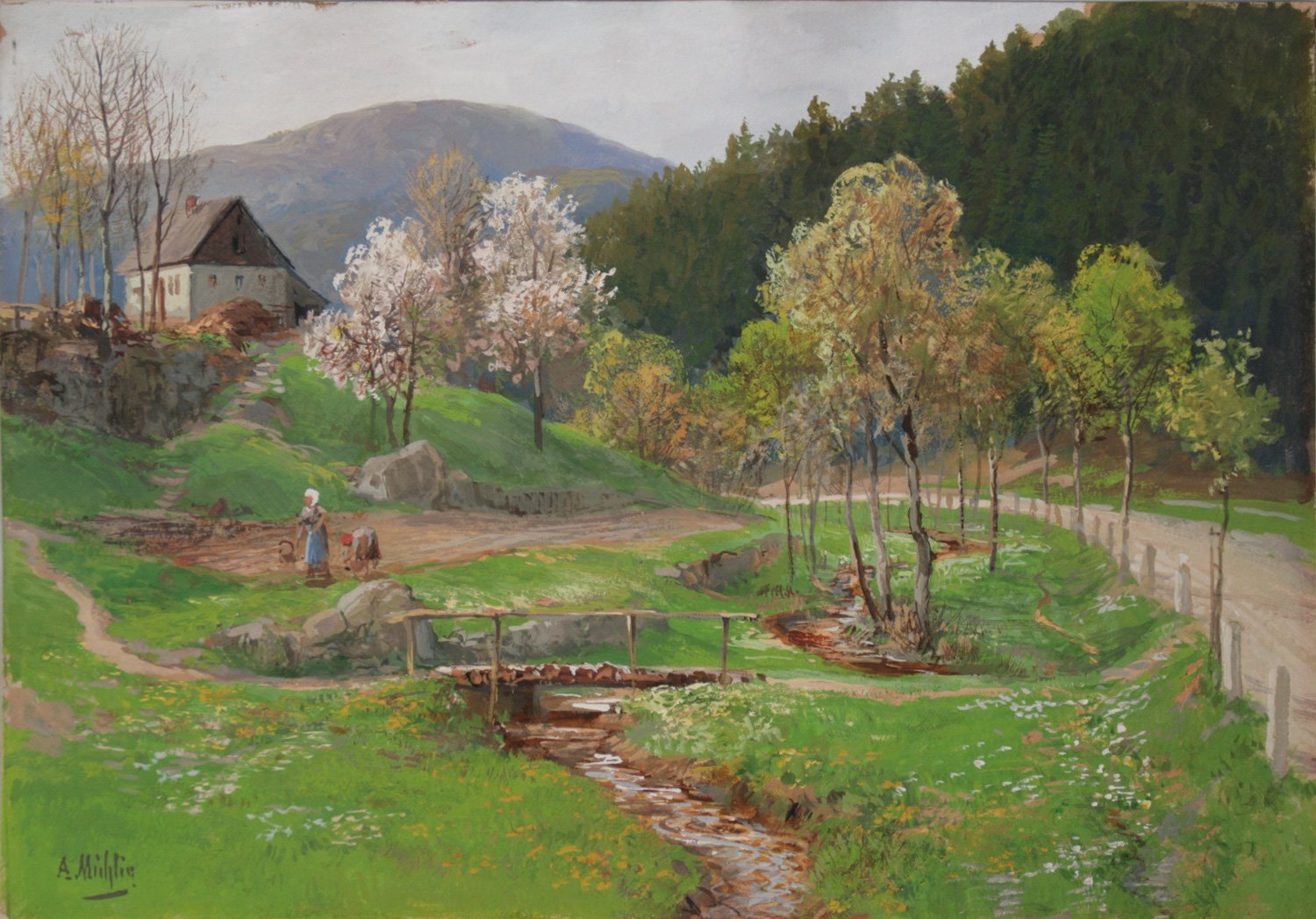Albert Ernst Mühlig. Bockau im Erzgebirge