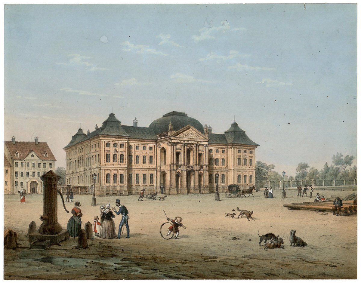 Ludwig Eduard Lütke, Japanisches Palais in Dresden