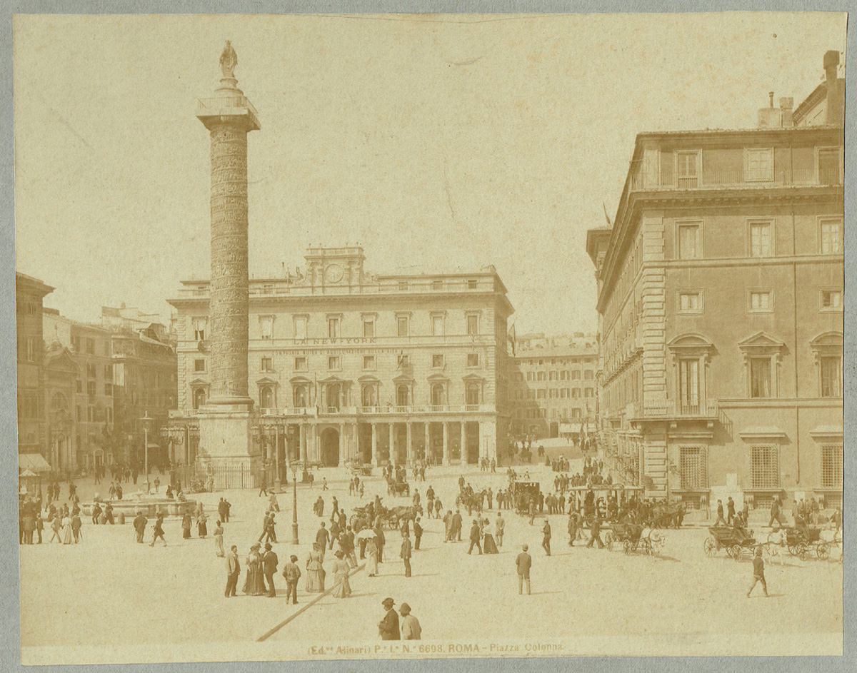 Fratelli Alinari, Roma, Rom, Piazza Colonna