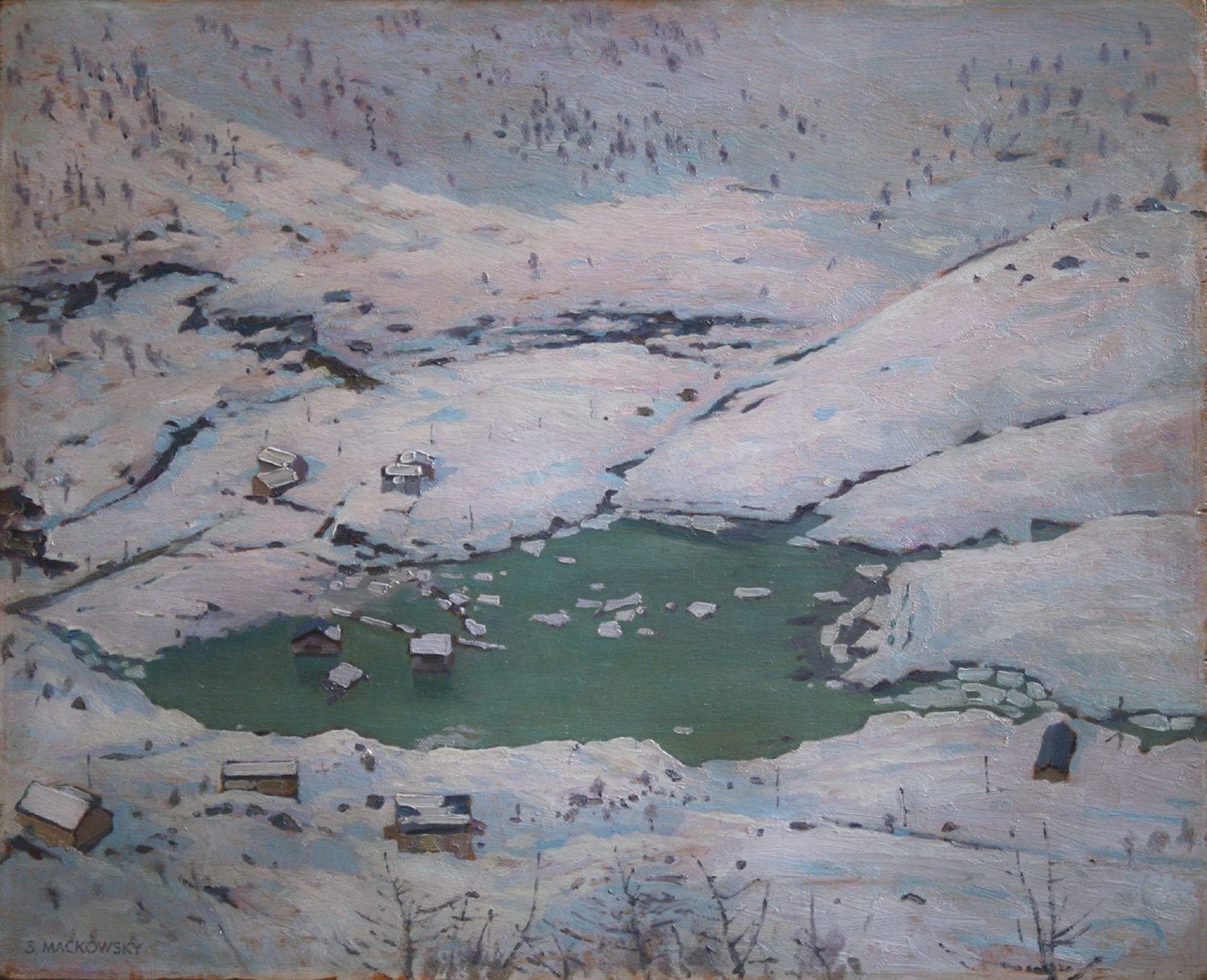 Siegfried Mackowsky, Winterlandschaft