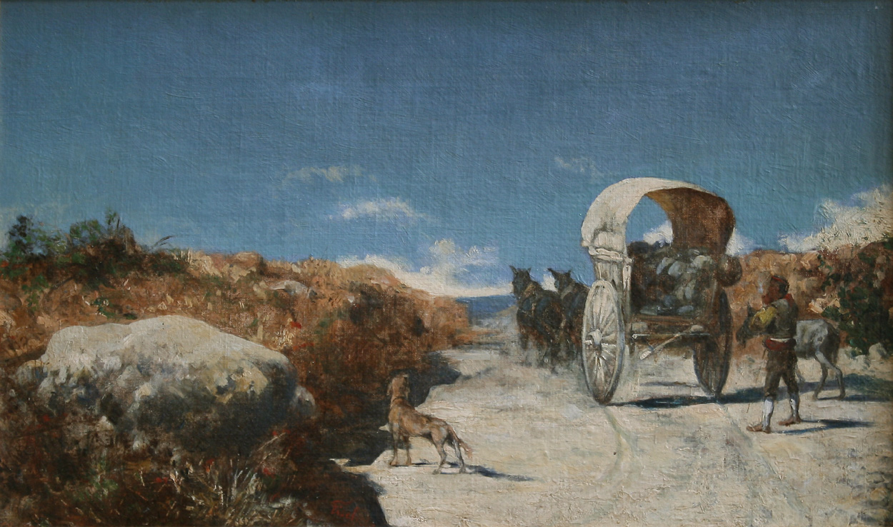 Adolf Fischer-Gurig zugeschrieben, Küstenlandschaft