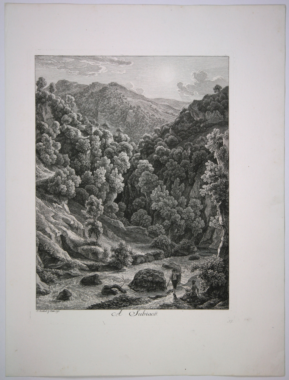 Johann Christian Reinhart, A Subiaco