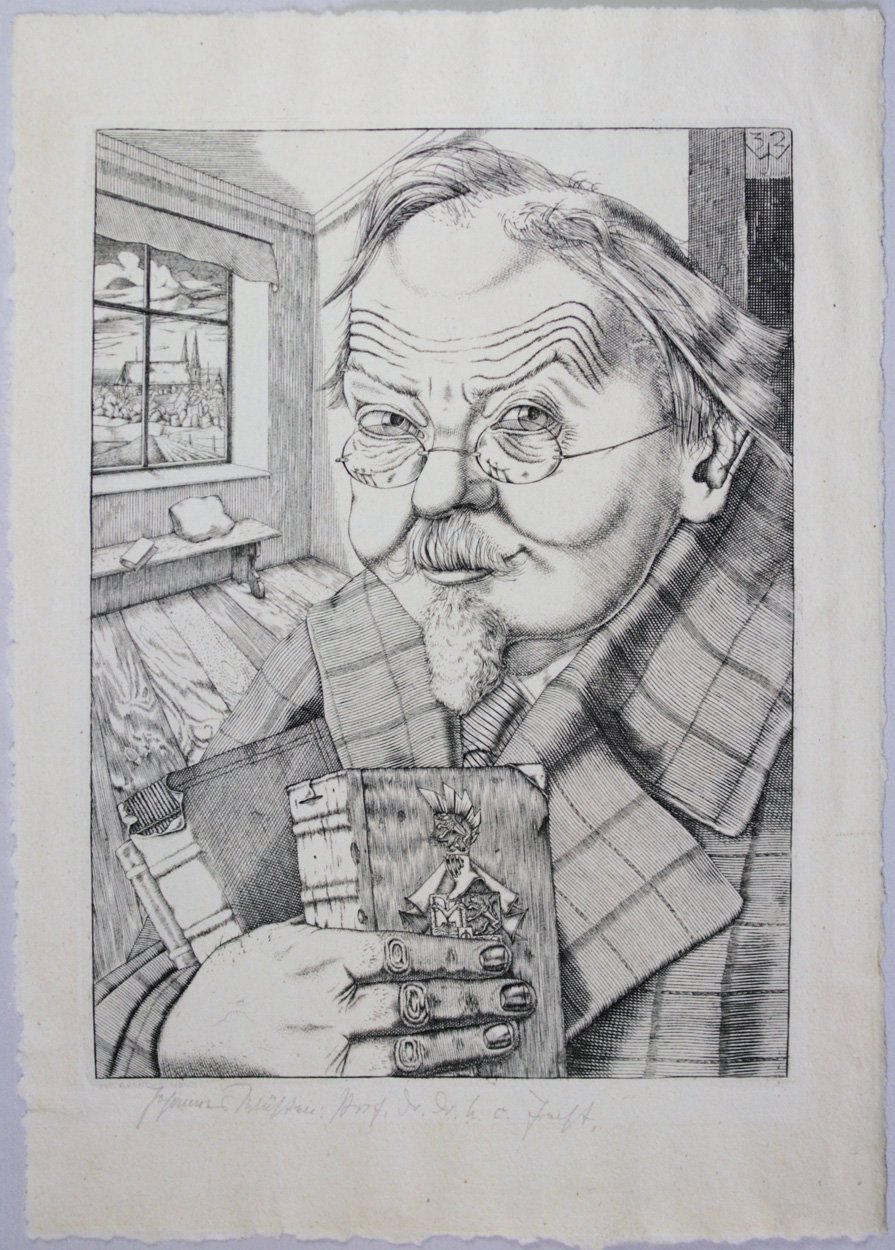 Johannes Wüsten. Prof. Richard Jecht, Stadtarchivar von Görlitz  