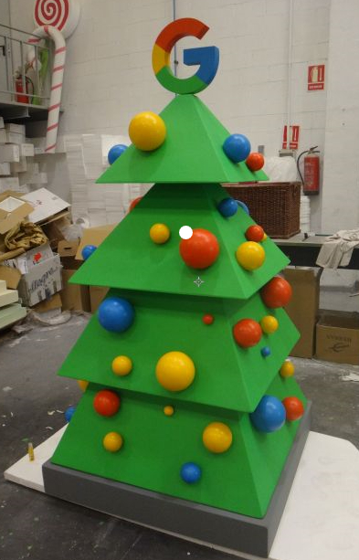 Logo Xmas Tree > Logo Árbol de Navidad corporativo