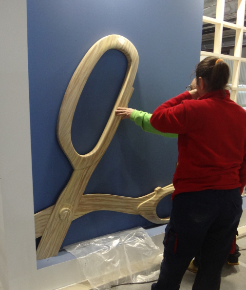 Tijera Gigante, para stand