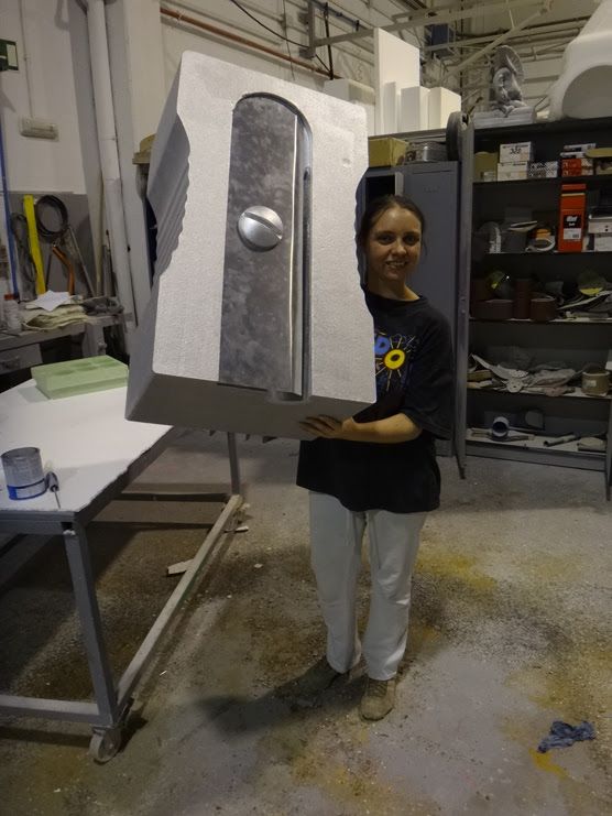 Sacapuntas gigante, Reclamo Publicitario Vuelta al Cole, para tiendas comercios centros comerciales