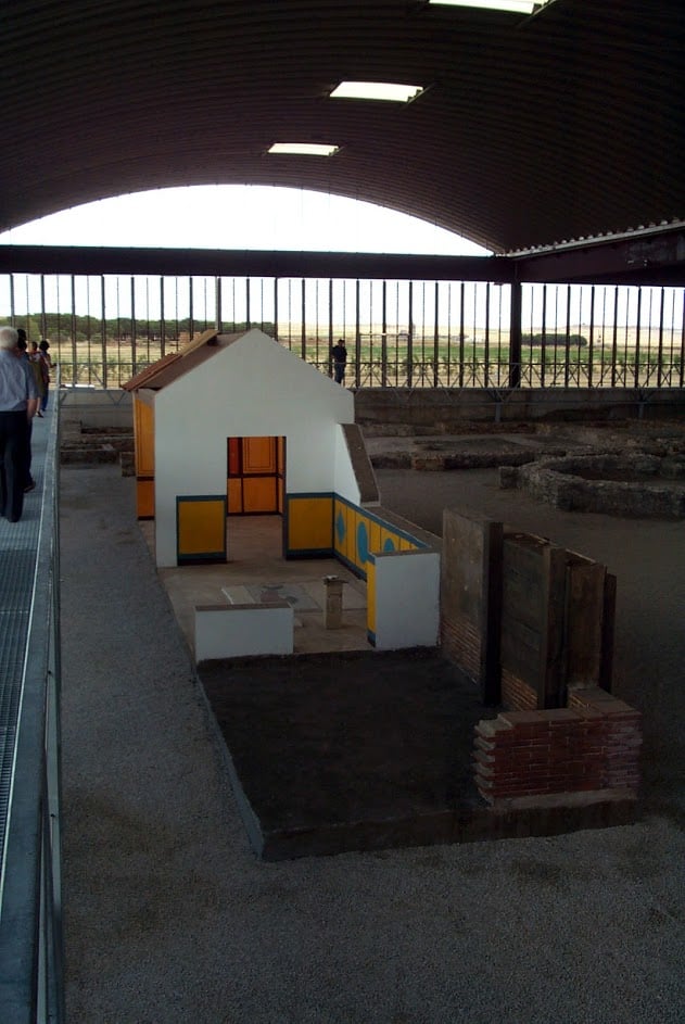 Modelo museográfico , para el Museo de Villas Romanas (MVR), Almenara - Puras, Valladolid
