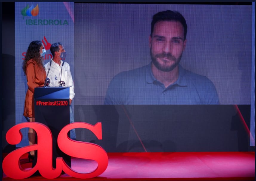 Letras para evento premios AS 2020