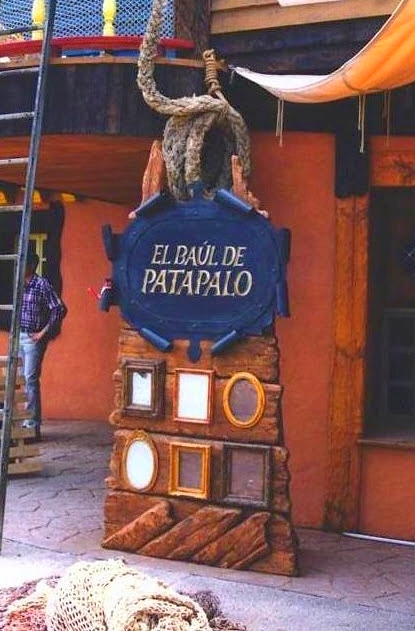 Cartel Escenografía para parque temático