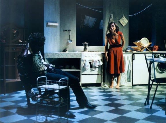 Decorado: Defensa de Dama. Teatro de la Abadía