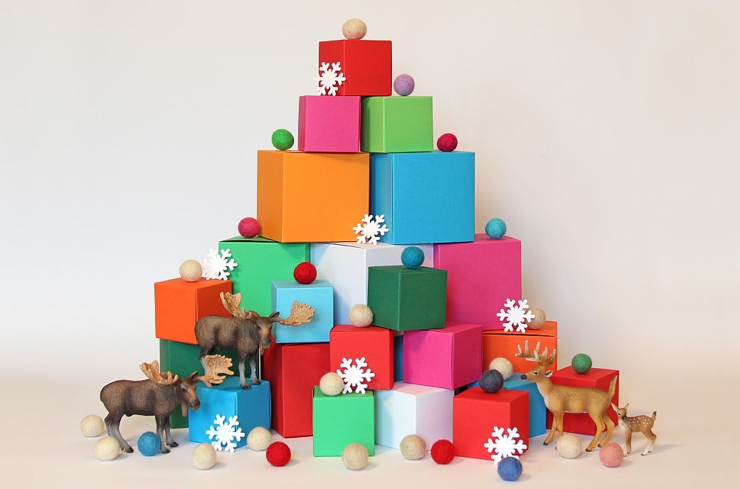 adventni koledar škatlice darilne škatlice škatla xmas buntbox christmas božič otroški 