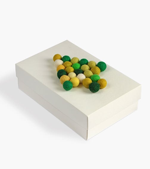 advent adventskranz gift wrapping felt balls kroglice iz filca filzkugeln garndundmehr kvačkanje crochet geschenkeverpacken weihnachten buntbox zavijanje daril xmas x-mas christmas inspiration inspiracije