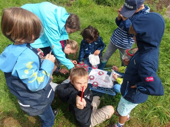 Naturdetektive unter sich © Robert Frank