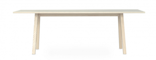 Massivholzmöbel Tossa Möbeldesign Tisch freigestellt weiss