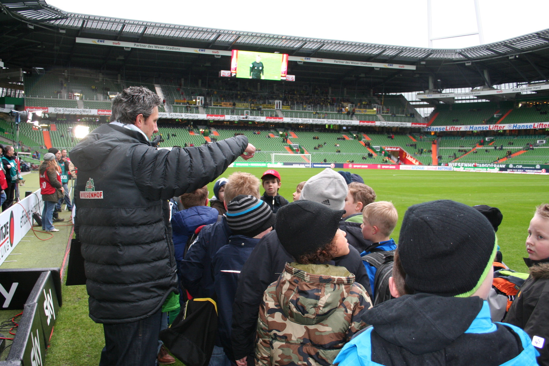 Das erste Mal im Innenraum