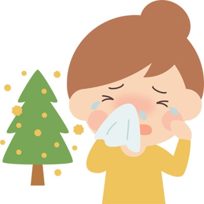 花粉症はつらい