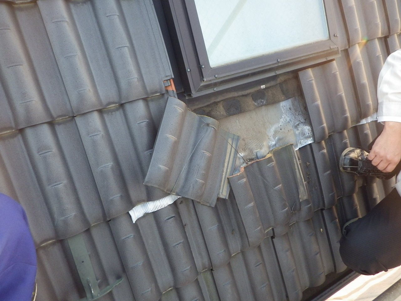 トップライト（天窓）廻りの雨漏れ修理　in宇都宮市