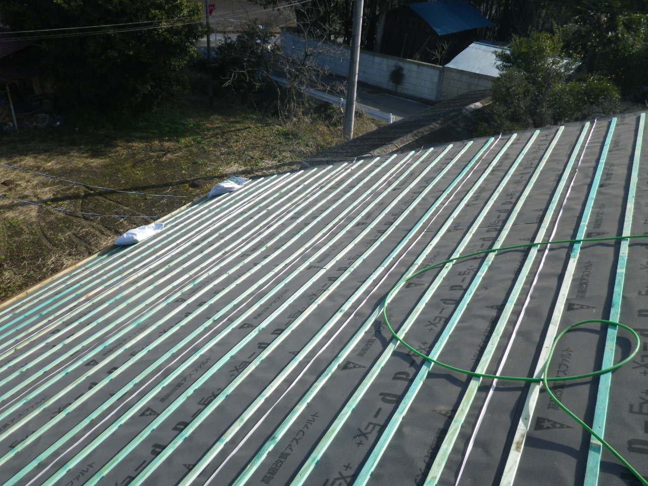 雨漏れ修理！下葺き材増し張り施工を実施！　in宇都宮市　