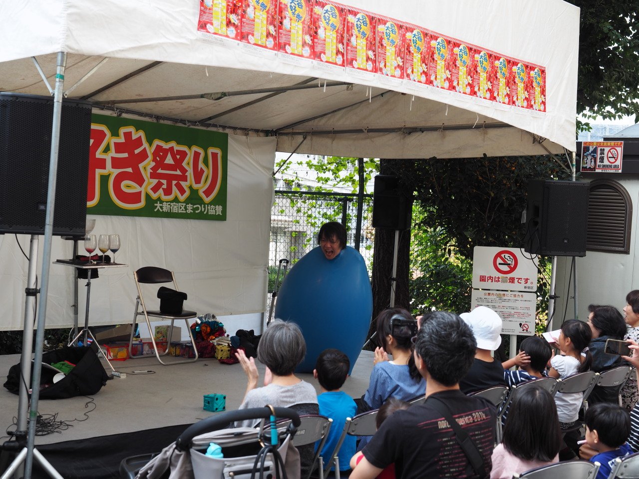 体を張るマジシャンの方。お疲れ様でした!