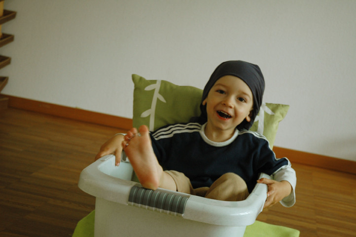 Eindeutig die aktuelle Lieblings-Karte für diesen kleinen Piraten.