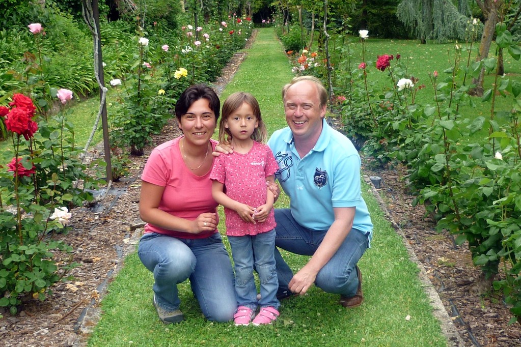 Im Rosengarten von "La Granja"