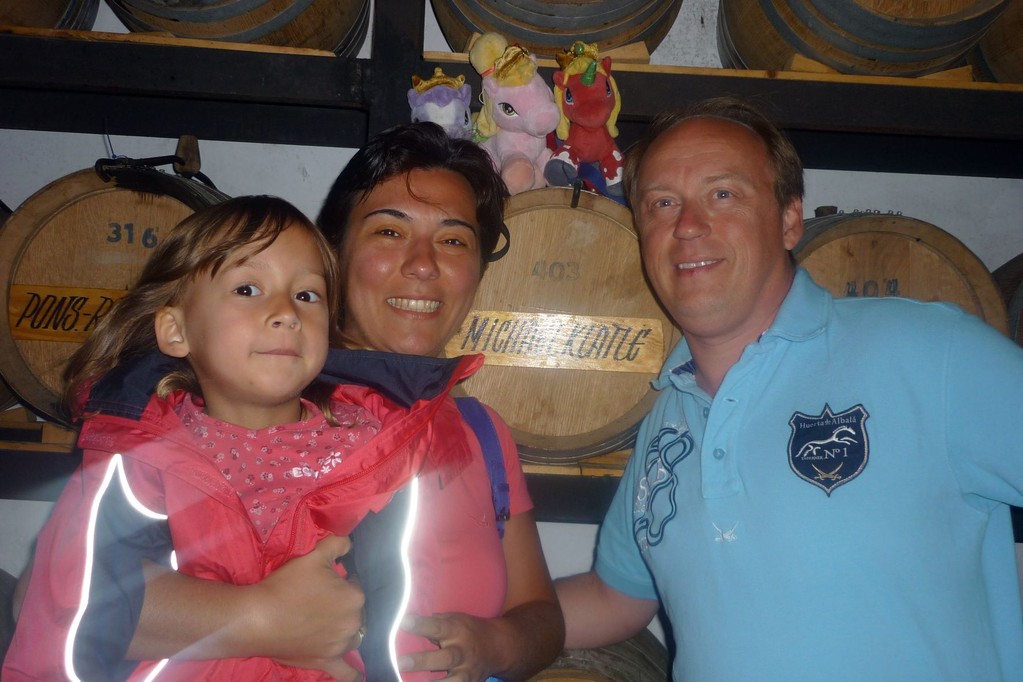 Familienfoto mit Fillys und Fässchen