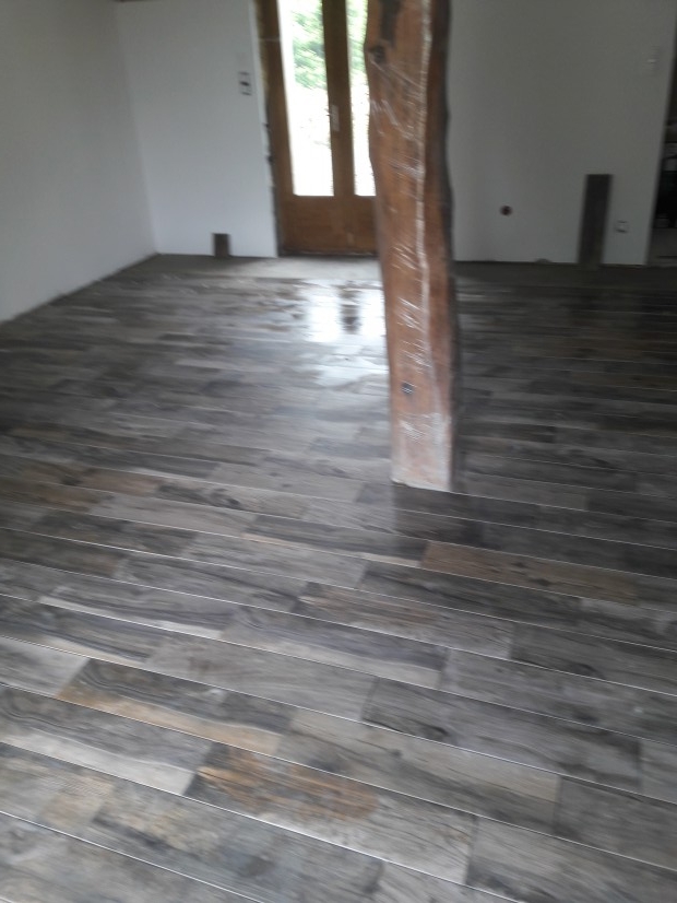 Pose lame de parquet 