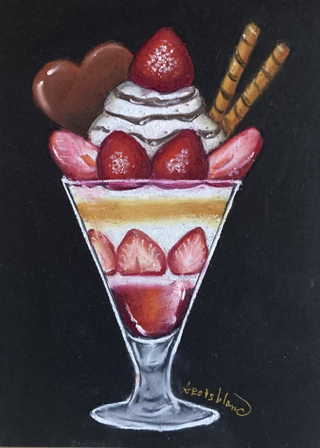 アポワブラン・チョークアート