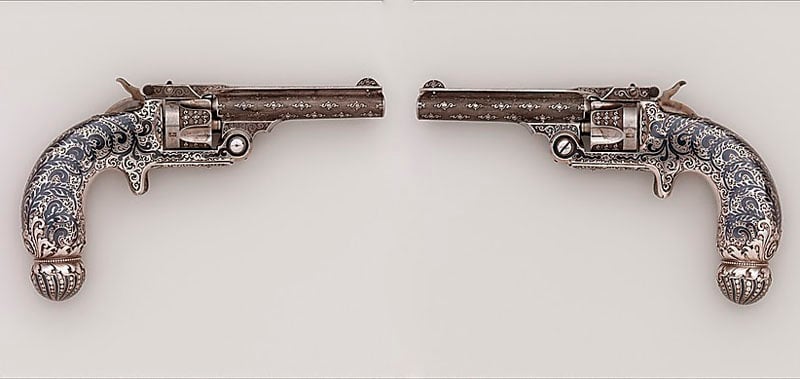 Револьвери з ювелірним тюнінгов від Тіффані. Стартап ньюс | Startap News