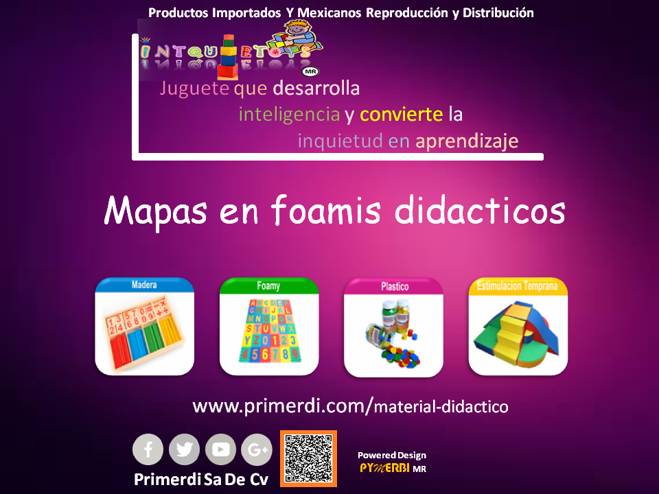 mapas en foamis o foamy didacticos