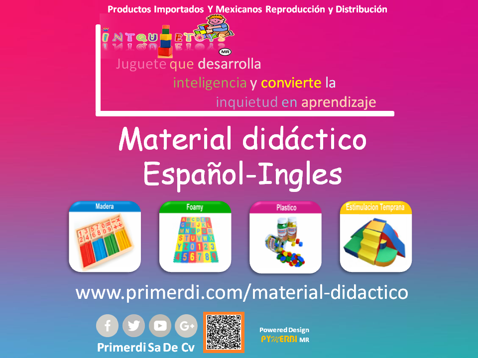 material didactico en español ingles