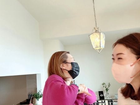 クレイがずっと気になってて！ボディセラピストコース卒業生