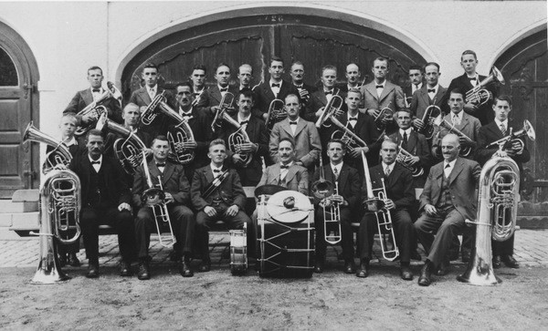 erstes Foto aus dem Jahre 1936, Dirigent Gottlieb Blatter