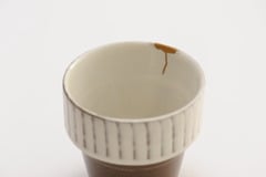 『こぼしにくいコップ』金継ぎ写真