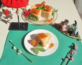 ケーキのように取り分ける