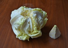 キャベツ中心葉　芯