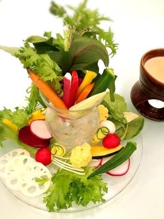 バーニャーカウダ盛り付け