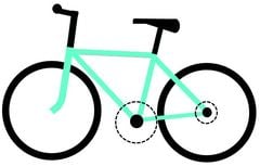 自転車イラスト②