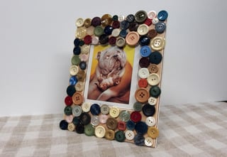 ボタンのフォトフレーム