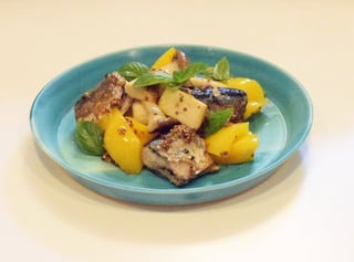 さんまのマスタードマリネ