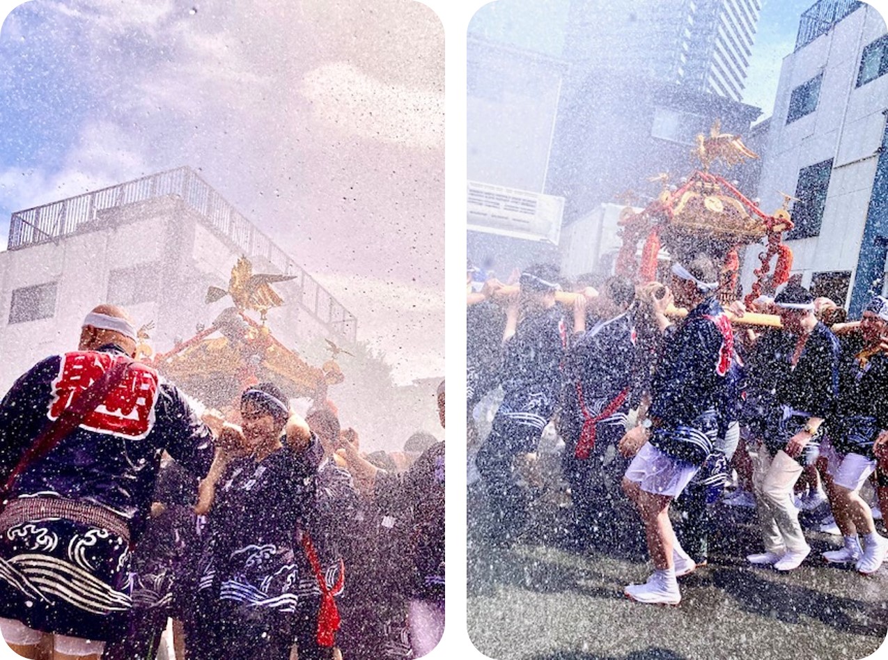 【さざなみ苑】潮見町会　夏祭り