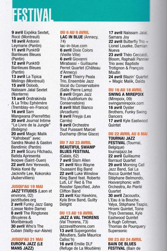 Jazz Magazine avril 2022
