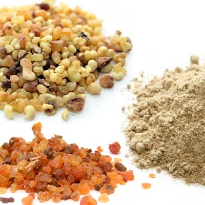 Resinas litúrgicas | Benjui, mirra, incienso