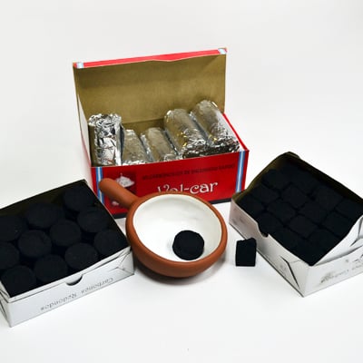 Carbón de encendido rápido