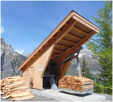 neue Seilbahn Unterstafel-Mittelstafel