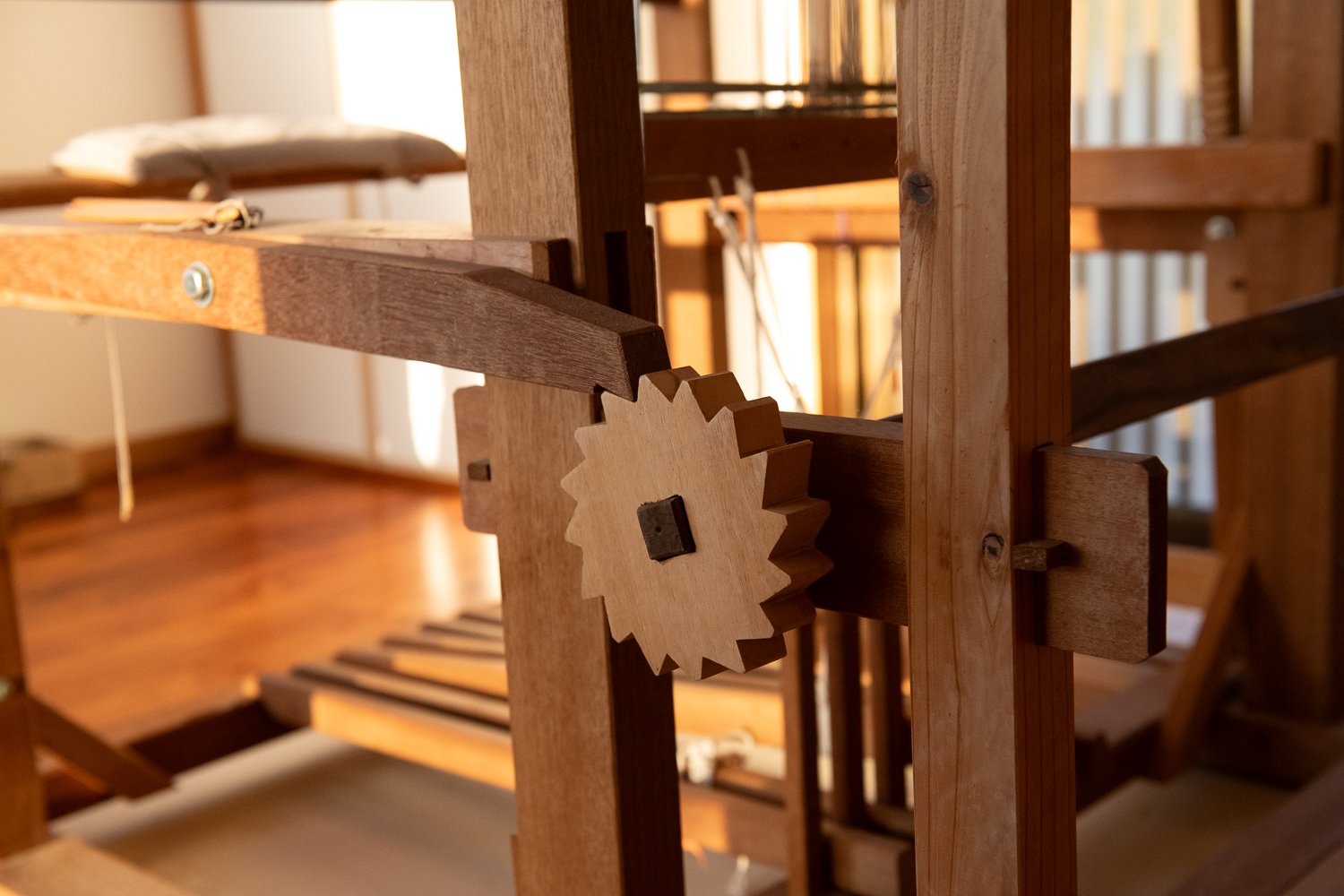 ▲友人のお母さんから譲ってもらった機を使用。