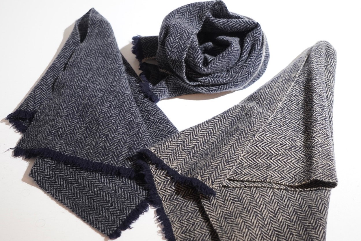 ▲講座で制作するマフラーのイメージ1